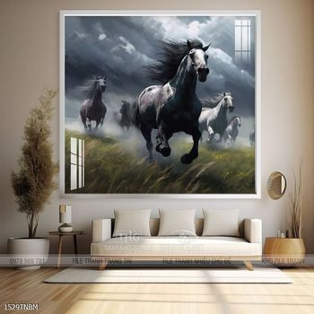 Tranh ngựa đẹp ấn tượng