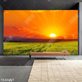 Tranh cánh đồng cỏ xanh 15304NT