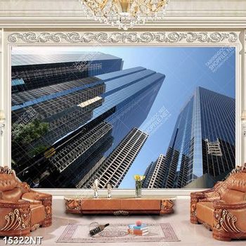 Tranh những tòa nhà cao tầng