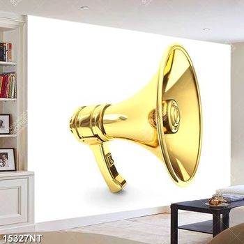 Tranh loa màu vàng gold