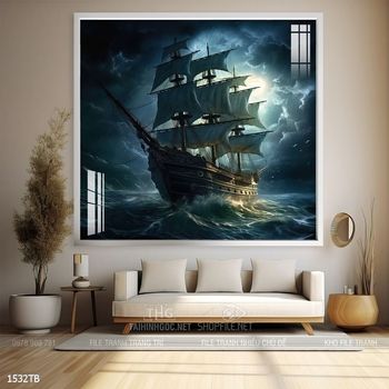 Tranh thuận buồm xuôi gió treo tường