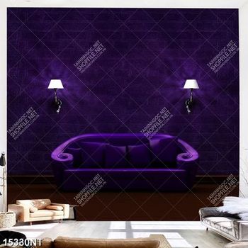 Tranh bức tường màu tím 15330NT