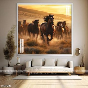 Tranh ngựa bát mã truy phong