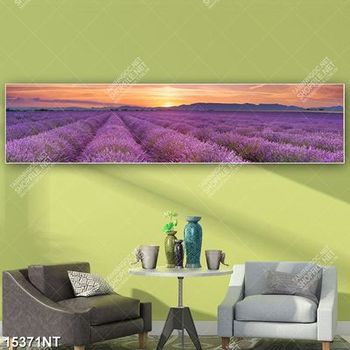 Tranh cánh đồng hoa Lavende