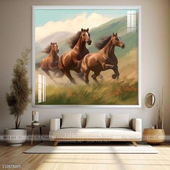 Tranh ngựa đẹp ấn tượng