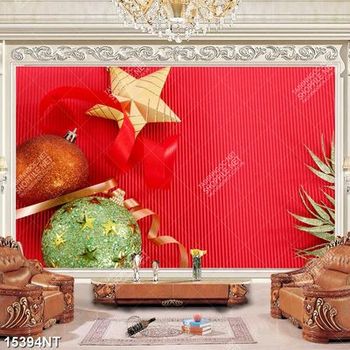 Tranh sắc đỏ noel 15394NT