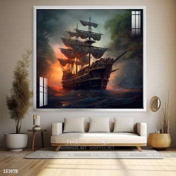 Tranh thuận buồm xuôi gió treo tường đẹp