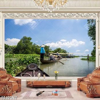 Tranh sông nước miền Tây 15403NT