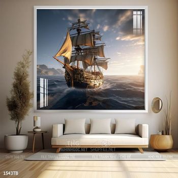 Tranh thuận buồm xuôi gió treo tường