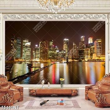 Tranh psd thành phố lung linh