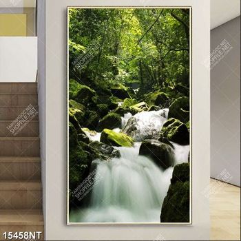 Tranh khu rừng xanh 15458NT