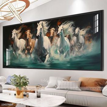 Tranh ngựa bát mã truy phong