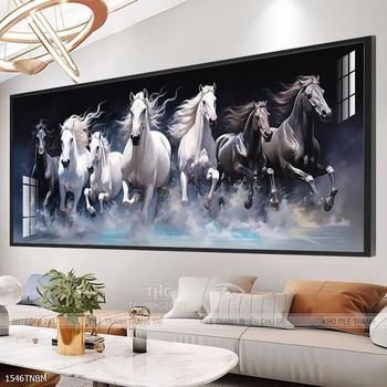 Tranh ngựa treo tường