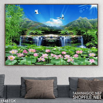 Đầm sen thác nước