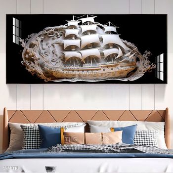 Tranh thuận buồm xuôi gió cánh buồm vàng đẹp nhất