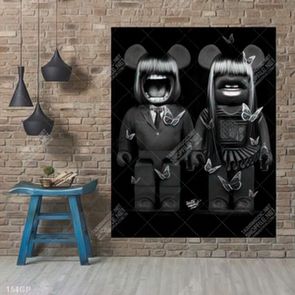Tranh file gốc gấu bearbrick đẹp ấn tượng