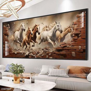 Tranh treo tường ngựa bát mã