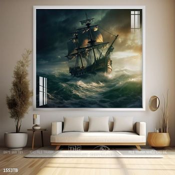 Tranh thuận buồm xuôi gió đẹp ấn tượng