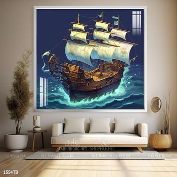 Tranh thuận buồm xuôi gió treo tường