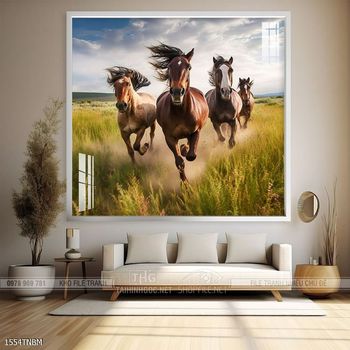 Tranh ngựa bát mã truy phong