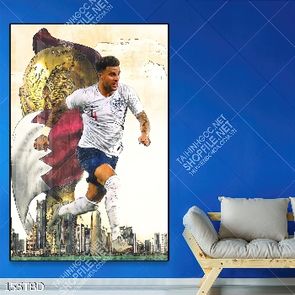 Tranh Kyle Walker cầu thủ hậu vệ đội tuyển Anh