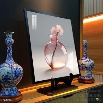 Tranh bình hoa trang trí phòng khách, phòng ăn đẹp