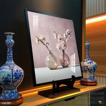 File tranh bình hoa nghệ thuật mẫu mới nhất