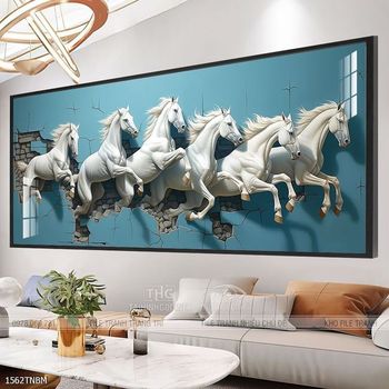 Tranh ngựa bát mã truy phong