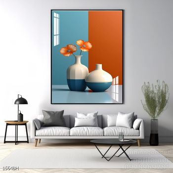 Tranh bình hoa 3D tuyệt đẹp