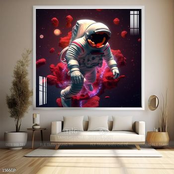 Tranh treo tường phi hành gia vũ trụ