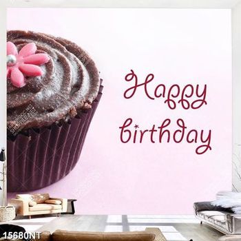 Tranh bánh happy birthday