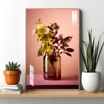 Mẫu tranh bình hoa sang trọng đẹp độc đáo