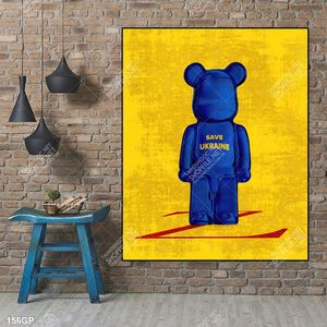 Tranh file gốc gấu bearbrick đẹp ấn tượng