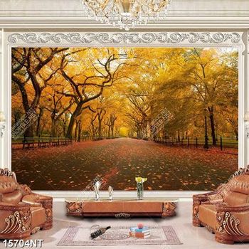 Tranh công viên mùa thu 15704NT