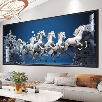 Tranh ngựa bát mã truy phong