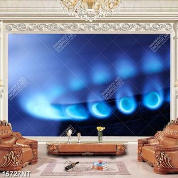 Tranh bếp lửa gas