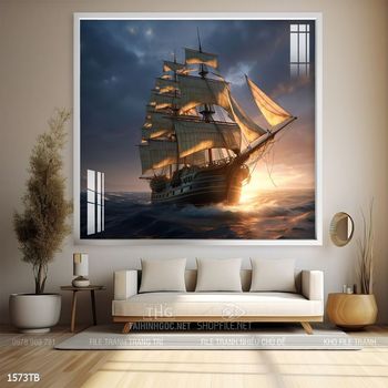 Tranh thuận buồm xuôi gió trang trí tường nhà