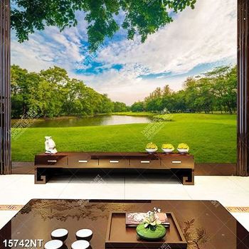 Tranh phong cảnh cây xanh đẹp