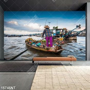 Tranh sông nước miền Tây 15746NT