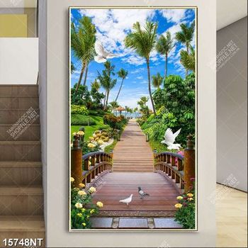 Tranh psd phong cảnh thiên nhiên đẹp