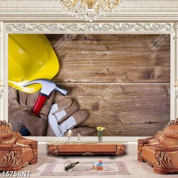 Tranh găng tay và mũ bảo hộ