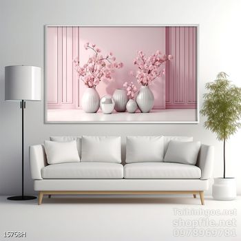 Mẫu tranh bình hoa treo tường đẹp nhất