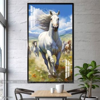 Tranh treo tường ngựa bát mã