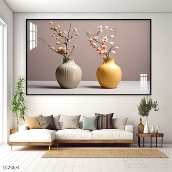 Tranh bình hoa đẹp