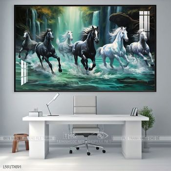 Tranh ngựa treo tường