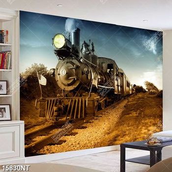 Tranh nghệ thuật đoàn tàu hỏa 15830NT