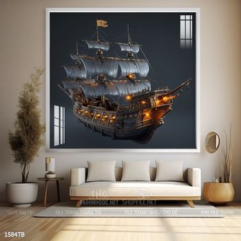 Tranh thuận buồm xuôi gió trang trí tường nhà