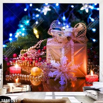 Tranh noel lung linh ánh nến