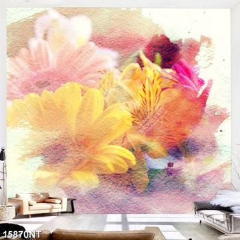 Tranh hoa dán tường