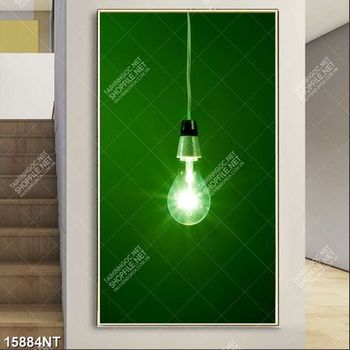 Tranh bóng đèn sáng